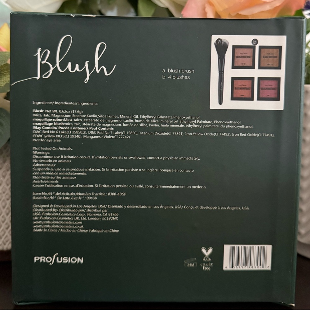 🆕🪷 PROFUSION LIMITED EDITION BLUSH BOUTIQUE PALETTE. BRAND NEW FACTORY SEALED. - Picture 12 of 15